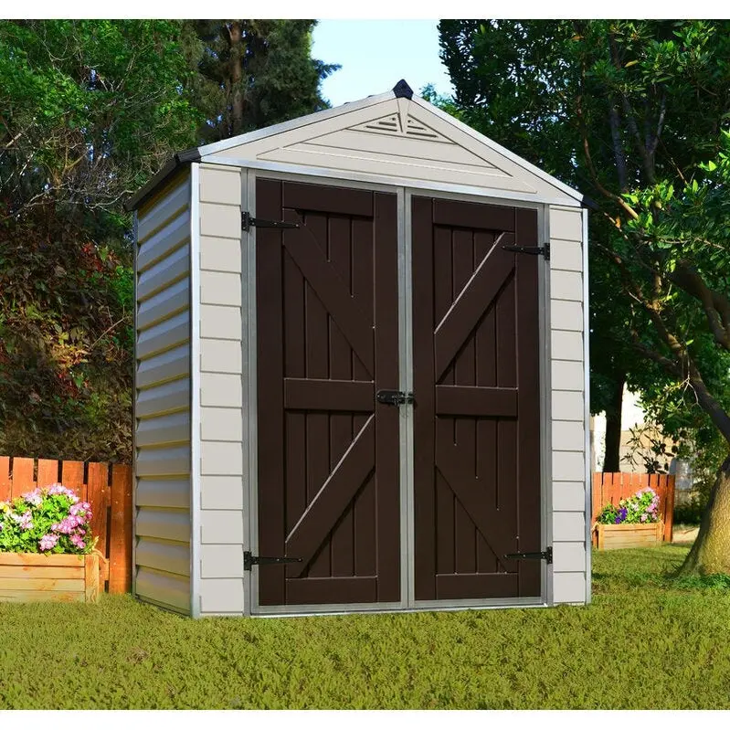 SkyLight 6-Foot Wide by 3.5-Foot Deep Plastic Storage Shed