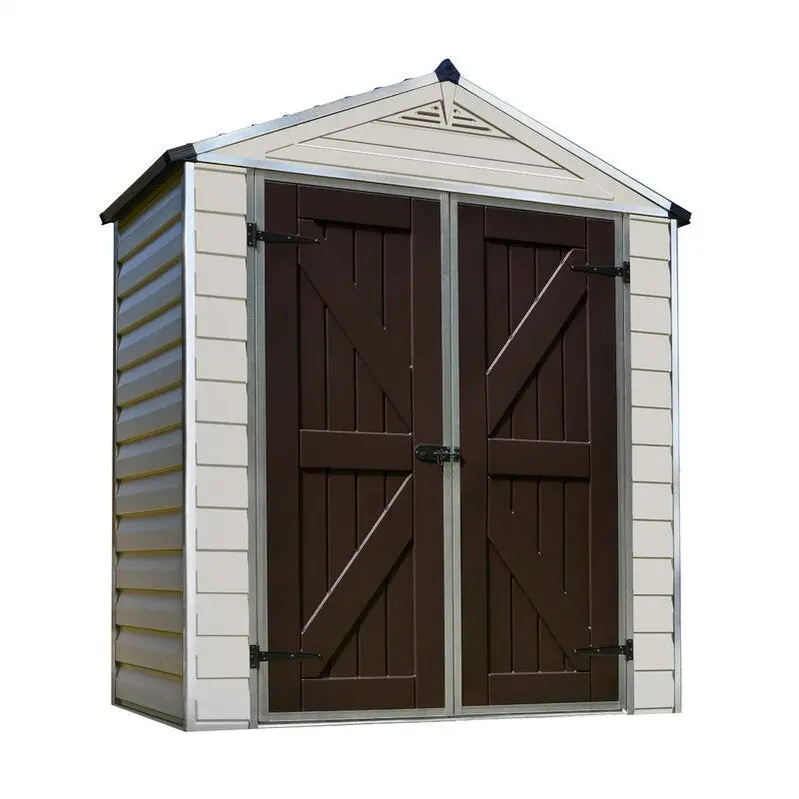 SkyLight 6-Foot Wide by 3.5-Foot Deep Plastic Storage Shed