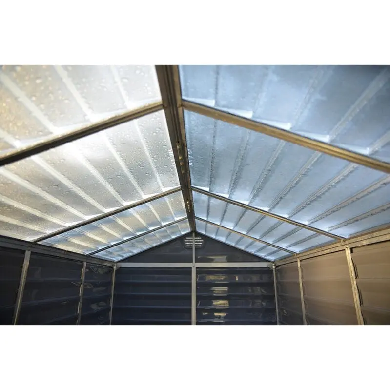 SkyLight 6-Foot Wide by 7.5-Foot Deep Polycarbonate Storage Shed