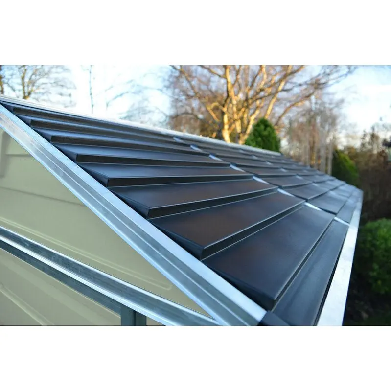 SkyLight 6-Foot Wide by 8-Foot Deep Heavy-Duty Plastic Storage Shed