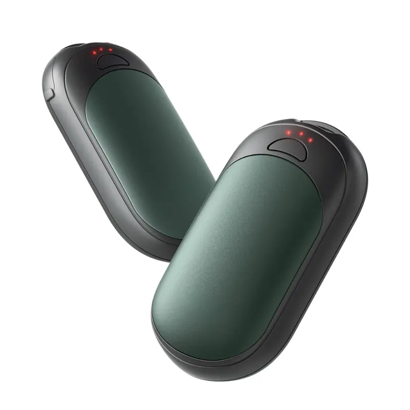 Slim Aluminum USB-C Hand Warmers – 2-Pack with Triple Heat Control 2