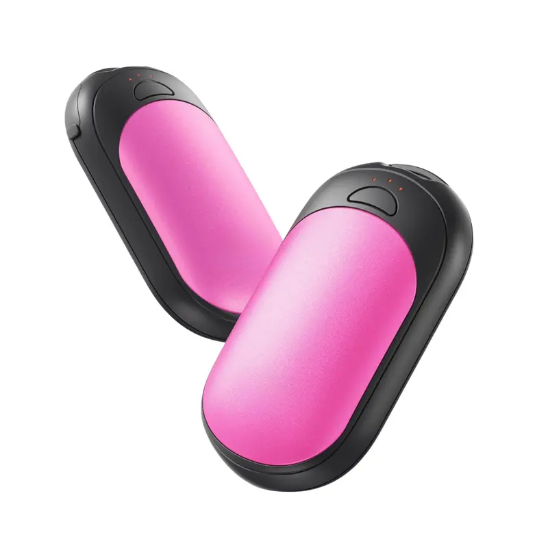 Slim Aluminum USB-C Hand Warmers – 2-Pack with Triple Heat Control