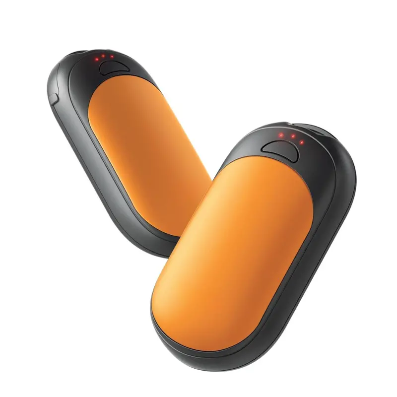 Slim Aluminum USB-C Hand Warmers – 2-Pack with Triple Heat Control