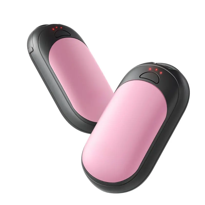 Slim Aluminum USB-C Hand Warmers – 2-Pack with Triple Heat Control