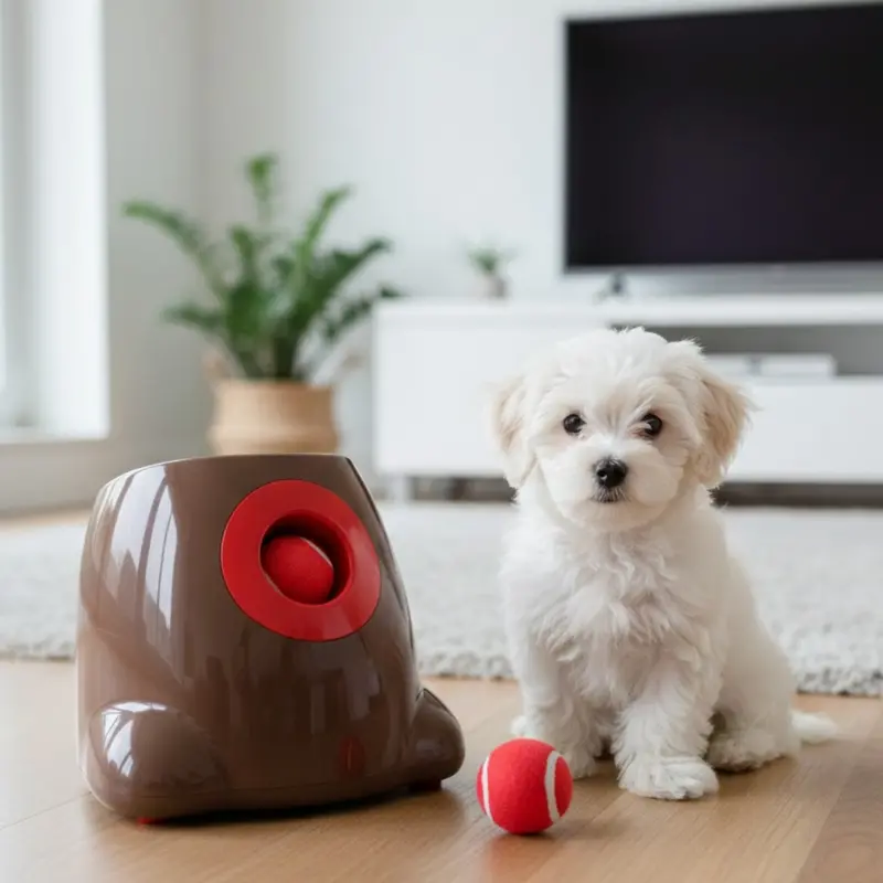 Smart Automatic Ball Launcher for Engaging Pet Fetch Sessions
