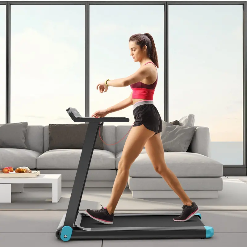 Smart Folding Treadmill – Compact Superfit Model with Bluetooth Speaker and App Connectivity 2