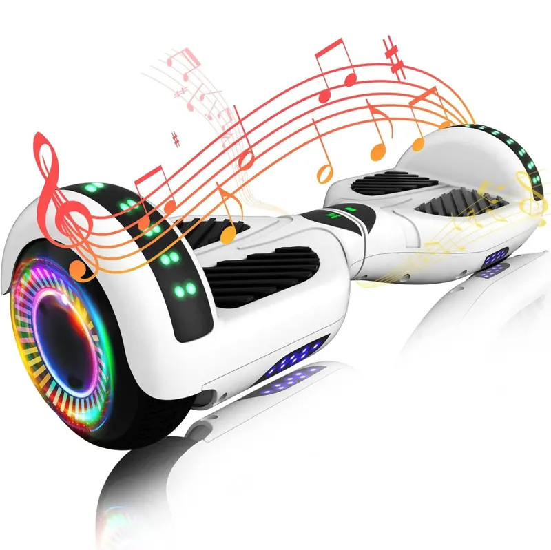 Smart Hoverboard Featuring Dual 250W Motors, Bluetooth App Control & LED Lighting 2