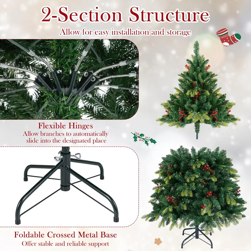 Smart Wi-Fi Enabled Christmas Tree — APP-Controlled RGB Lighting & Remote Operation