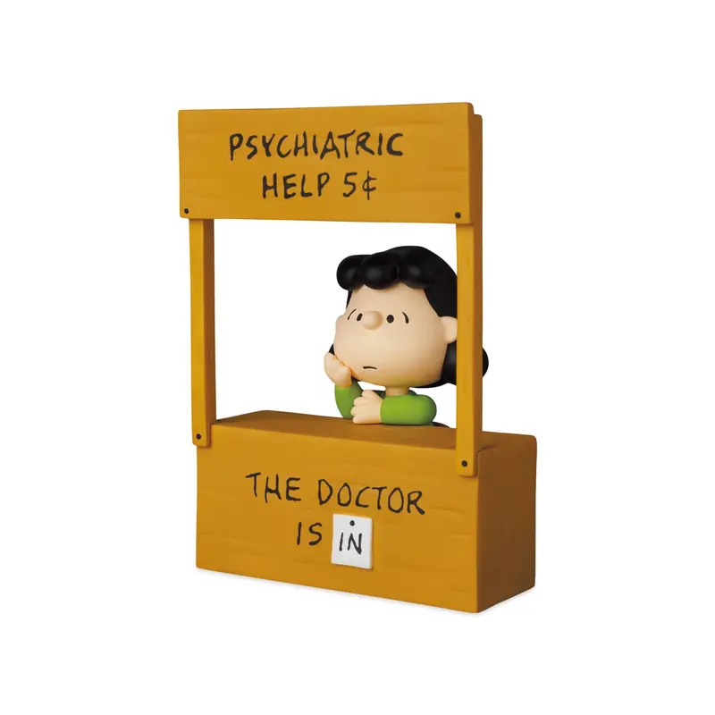 Snoopy & Peanuts Collectible Figure – ‘Psychiatric Help’ Lucy Statue