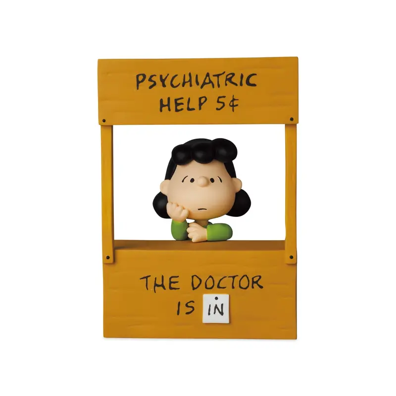 Snoopy & Peanuts Collectible Figure – ‘Psychiatric Help’ Lucy Statue