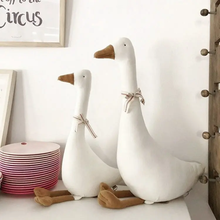 Soft Goose-Shaped Plush Pillow Toy for Kids and Adults 3