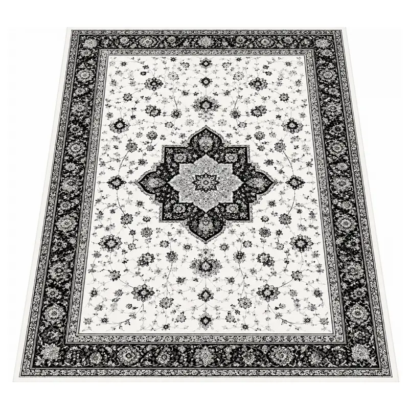 Soft-Touch 8 x 10 Foot Indoor-Outdoor Area Rug with Non-Slip TPR Backing