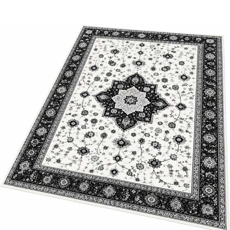 Soft-Touch 8 x 10 Foot Indoor-Outdoor Area Rug with Non-Slip TPR Backing
