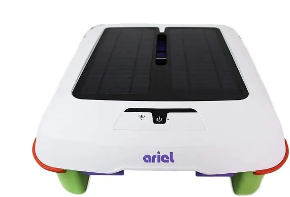 Solar-Breeze Ariel Robotic Pool Skimmer – Cordless, Solar-Powered with Smart Obstacle Avoidance
