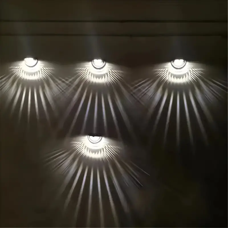 Solar-Powered Garden Wall Lamp – Modern Outdoor Lighting with Auto-Dark Detection