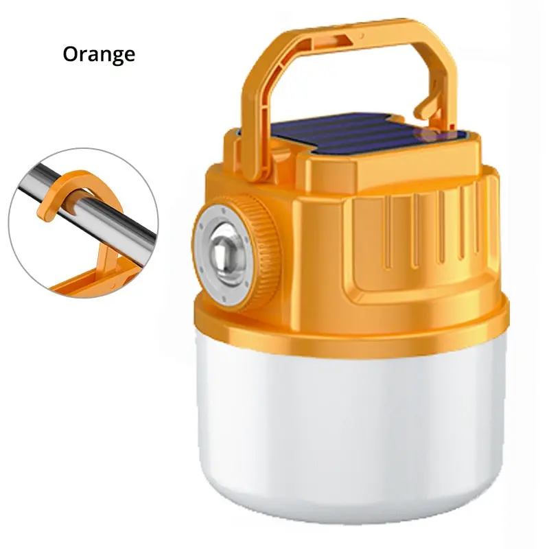 Solar-Powered USB-Rechargeable Explorer Camping Light – Weather-Resistant LED Lantern