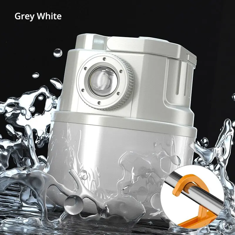 Solar-Powered USB-Rechargeable Explorer Camping Light – Weather-Resistant LED Lantern