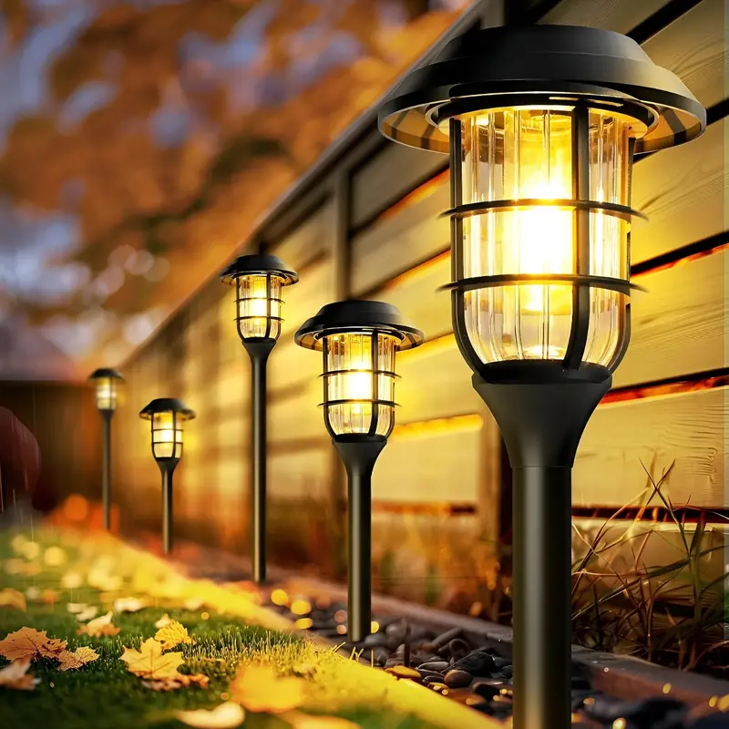 SolarGlow Solar-Powered Garden Light Set – 6-Piece Weatherproof Illumination Kit