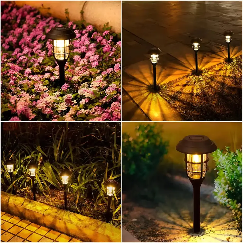 SolarGlow Solar-Powered Garden Light Set – 6-Piece Weatherproof Illumination Kit