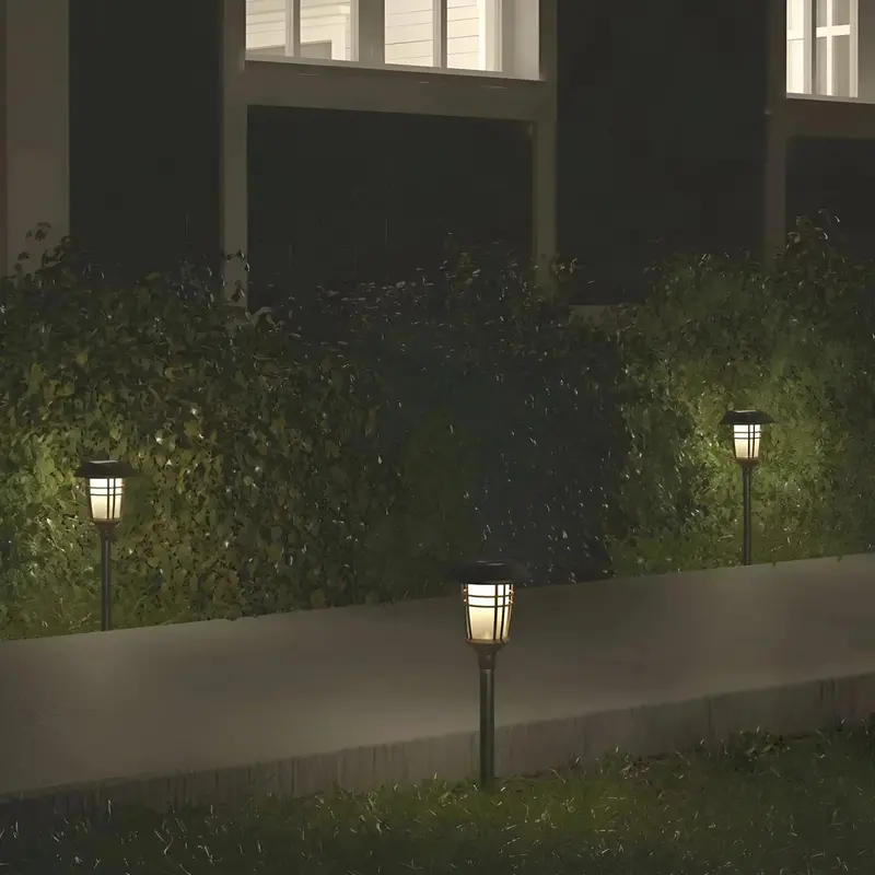 SolarGlow Solar-Powered Garden Light Set – 6-Piece Weatherproof Illumination Kit