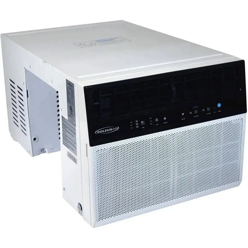 Soleus Air 8,000 BTU Hybrid Window Air Conditioner with WiFi Control and Saddle Mount Design