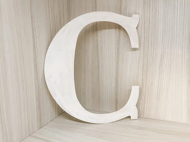 Solid Wood Monogram Letters – Decorative Initials for Home, Nursery, or Personalized Gifts