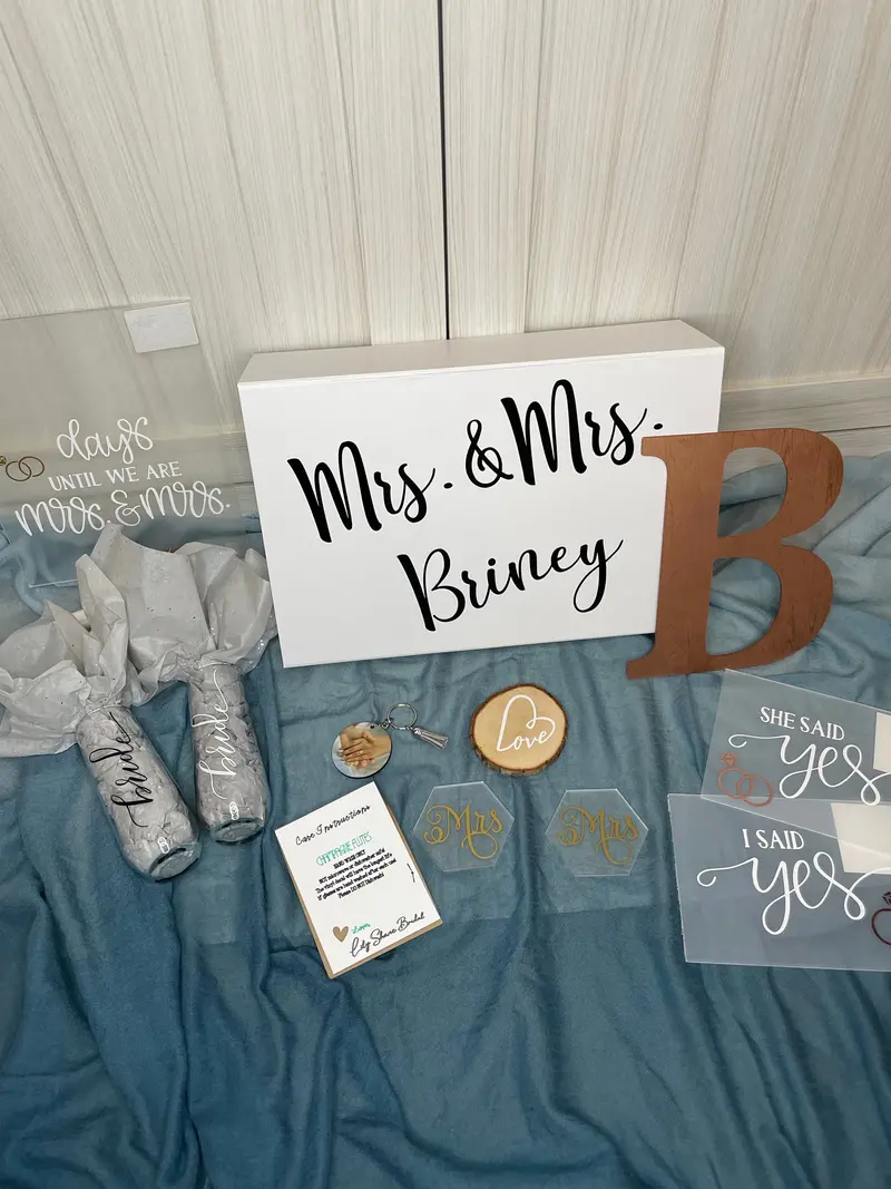 Solid Wood Monogram Letters – Decorative Initials for Home, Nursery, or Personalized Gifts