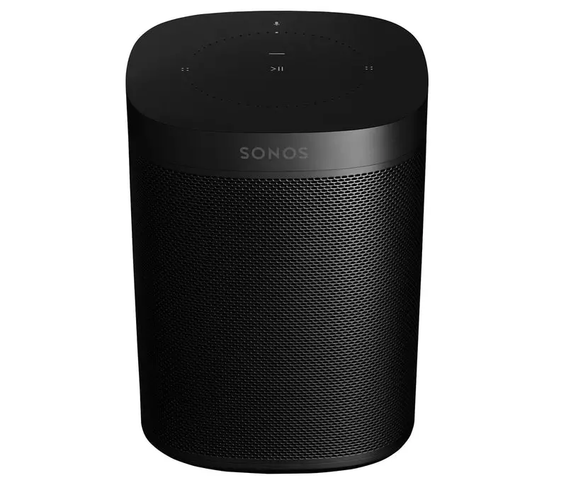 Sonos One Gen 2 Smart Speaker – Voice-Controlled Wireless Speaker Compatible with Alexa and Google Assistant