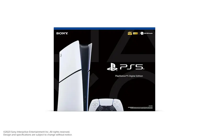 Sony PlayStation 5 Digital Edition – Slim Model, Disc-Free Gaming Console
