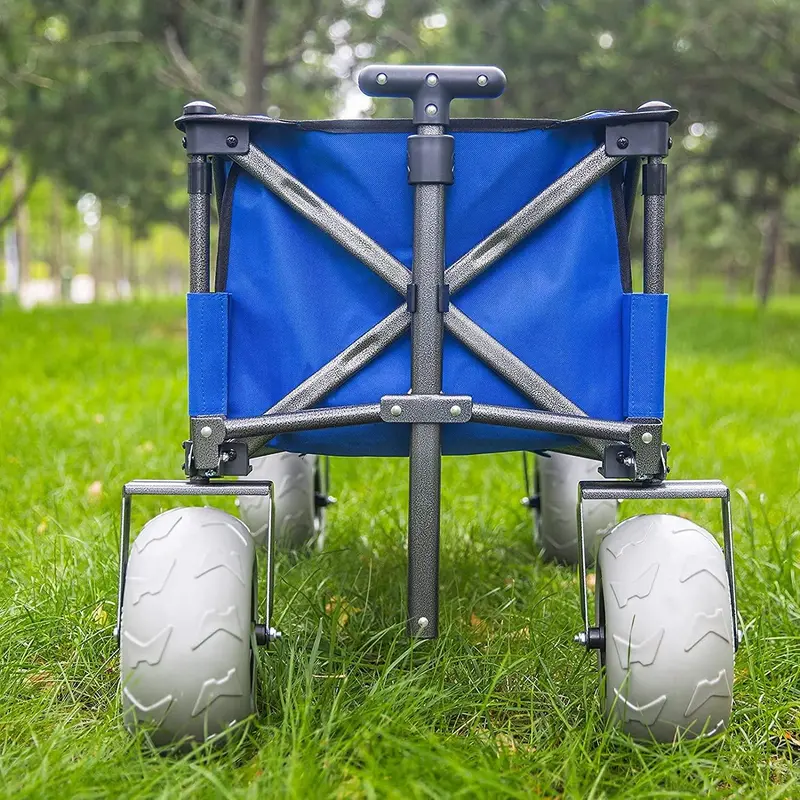 Sorin Heavy-Duty Beach Cart – Balloon Wheels, Reinforced Fabric, Sand & Trail-Optimized 2