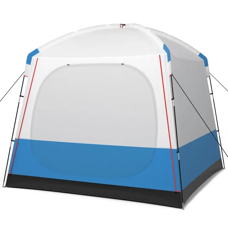 Spacious 3–5 Person Camping Tent — Cabin-Style Shelter with Double-Layer Mesh Front Door