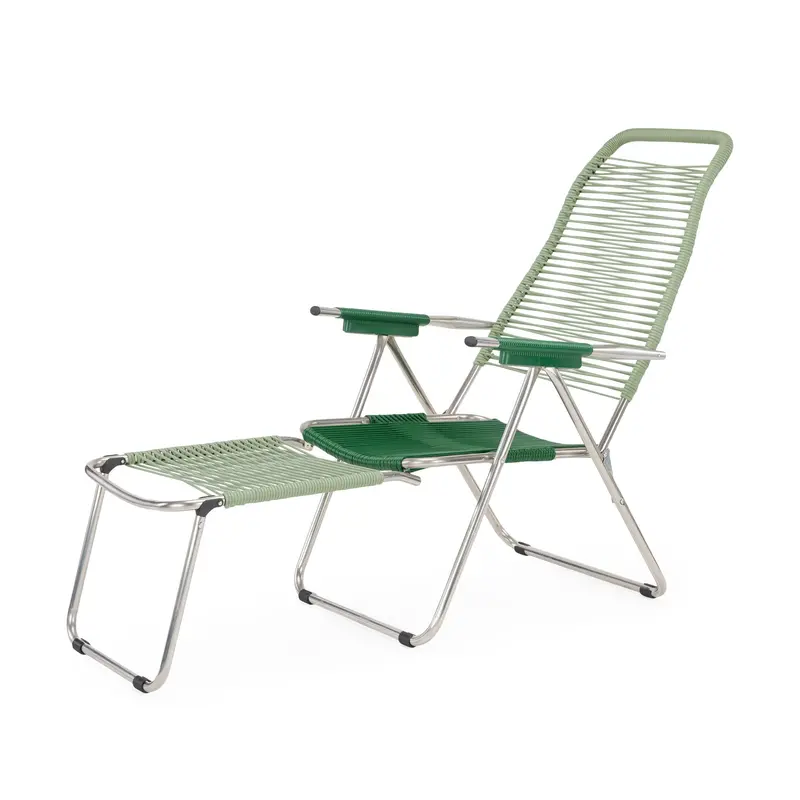 Spaghetti Sage Green Outdoor Lounge Chair