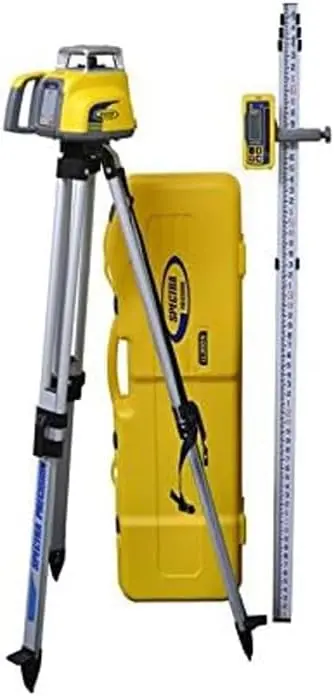 Spectra LL300N-2 Precision Laser Level Kit with HL450 Detector and Aluminum Tripod