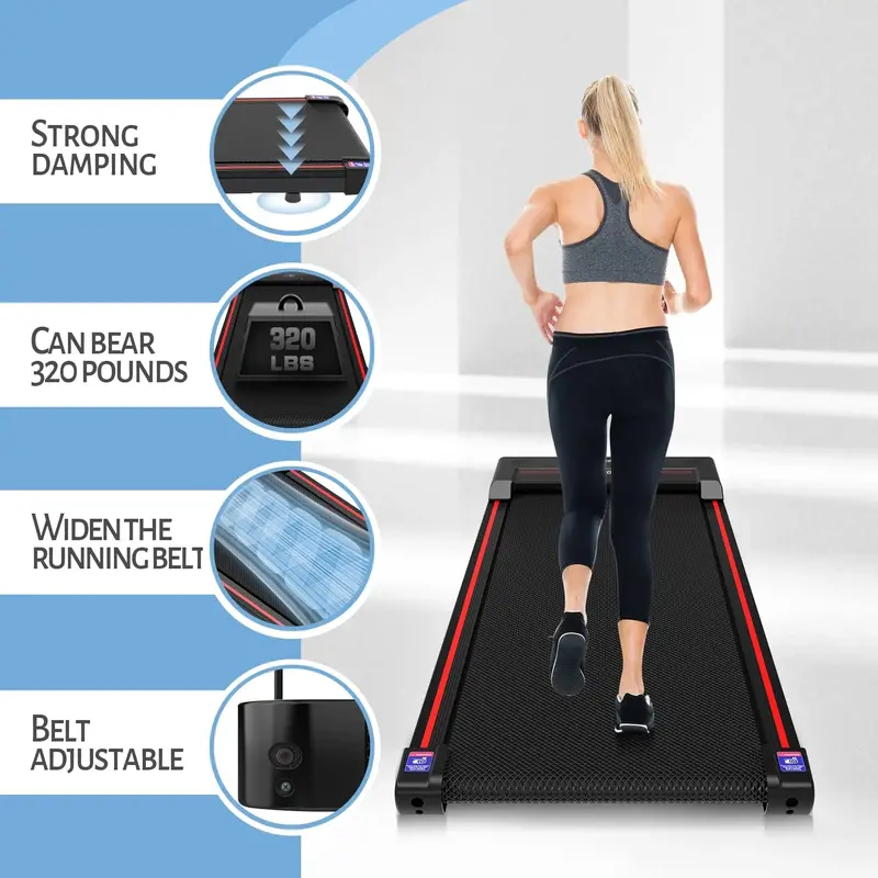 Sperax Under-Desk Walking Pad Treadmill – Compact Home Office Fitness Solution