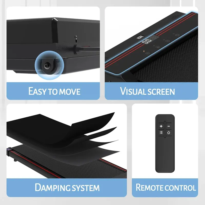 Sperax Under-Desk Walking Pad Treadmill – Compact Home Office Fitness Solution