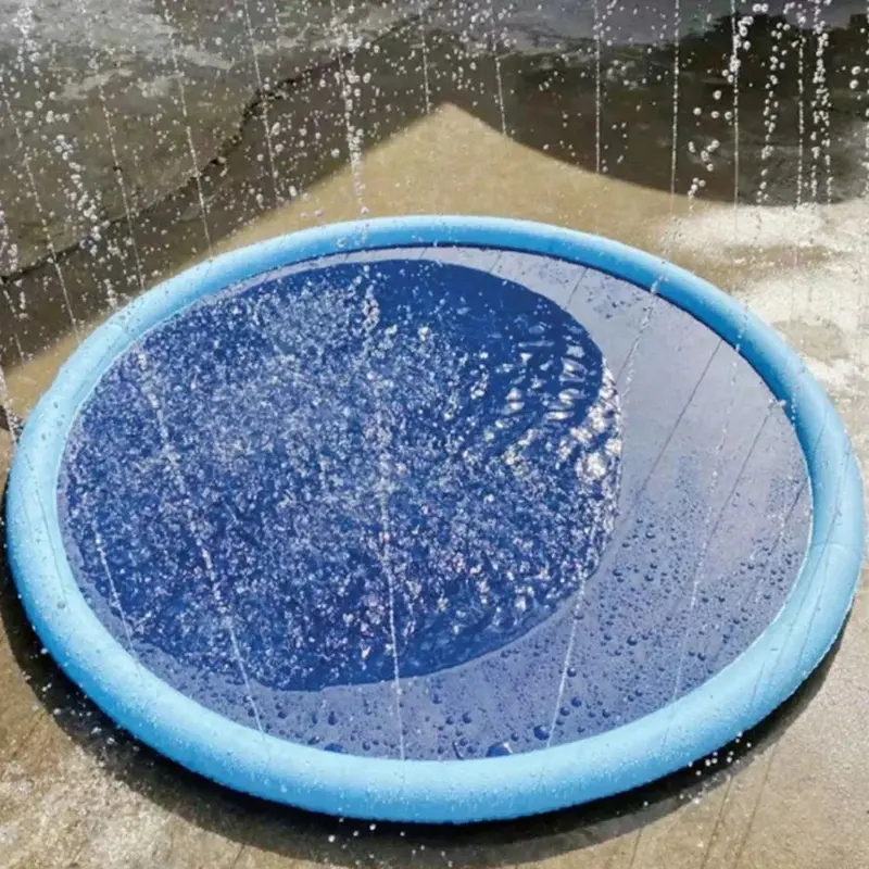 SplashyPaws Outdoor Splash Pad – Kid-Friendly Water Play Mat 2