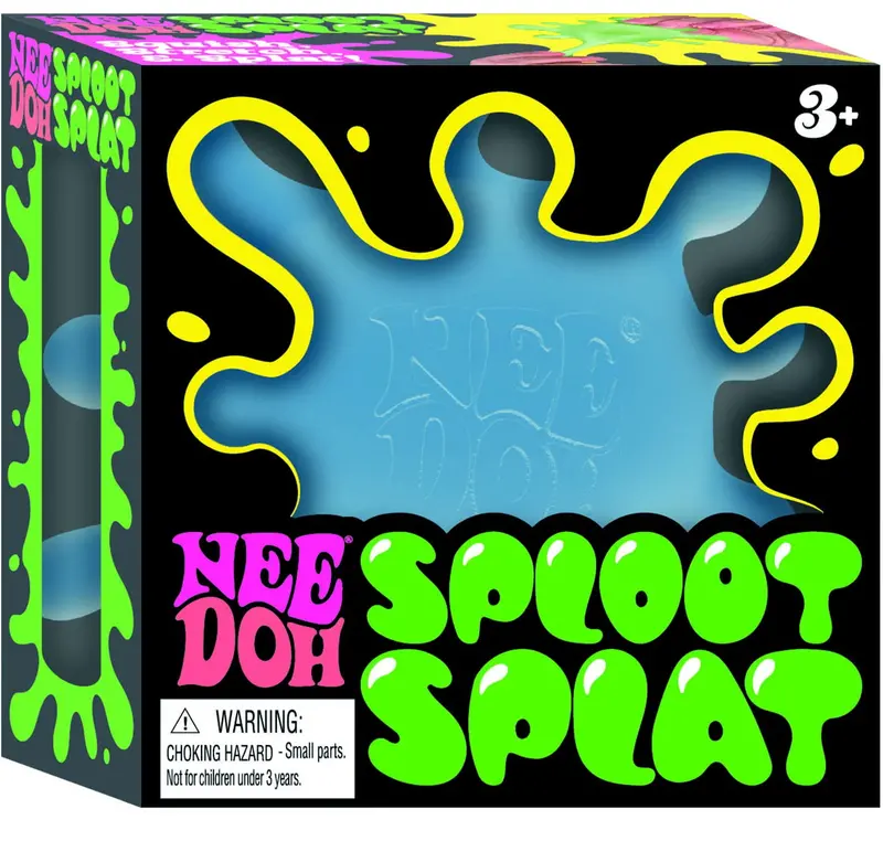Sploot Splat Blue Stress Relief Ball – Squishy Sensory Fidget Toy