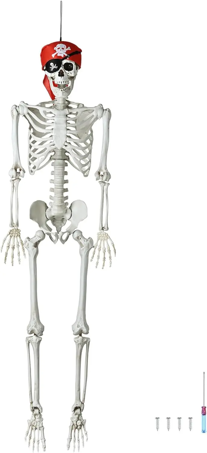 Spooky Halloween Skull Decor – Realistic Resin Skull Prop for Haunted Displays