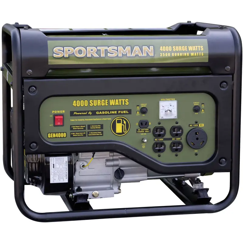 Sportsman 4000-Watt Gas-Powered Portable Generator with Electric Start