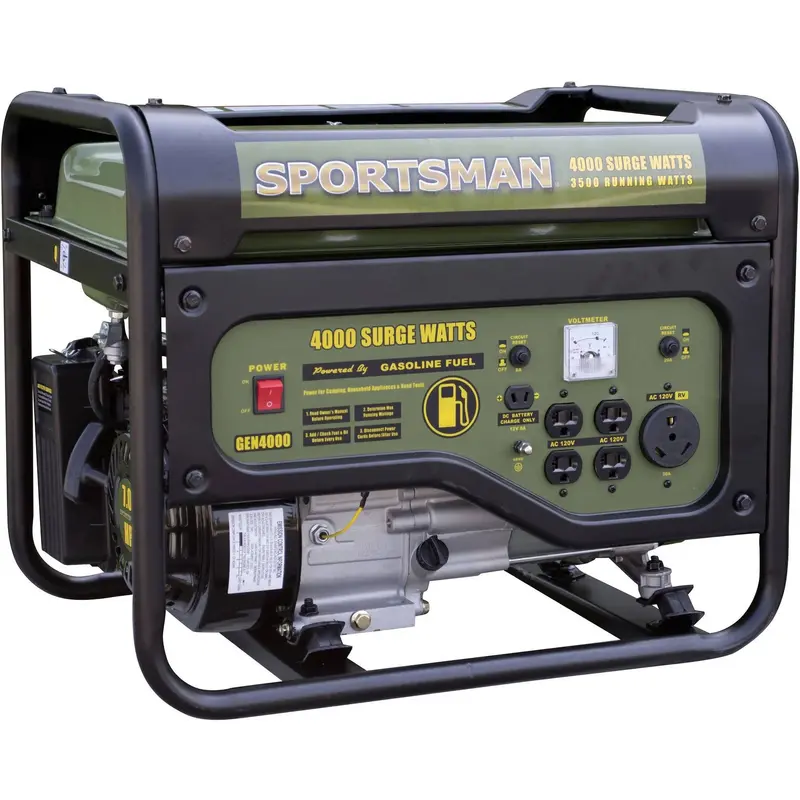 Sportsman 4000-Watt Gas-Powered Portable Generator with Electric Start