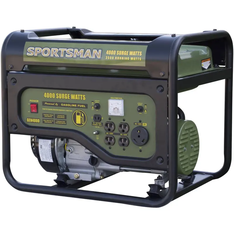 Sportsman 4000-Watt Gas-Powered Portable Generator with Electric Start
