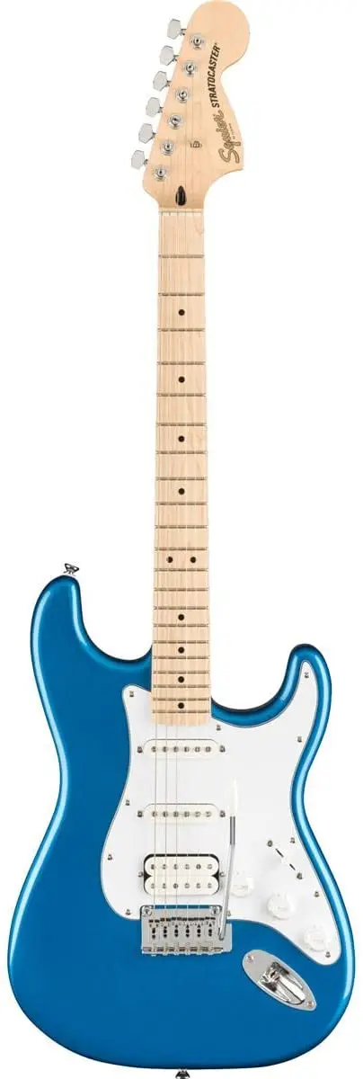 Squier Affinity Stratocaster HSS Starter Pack – Includes Amp, Cable, Strap, and Picks