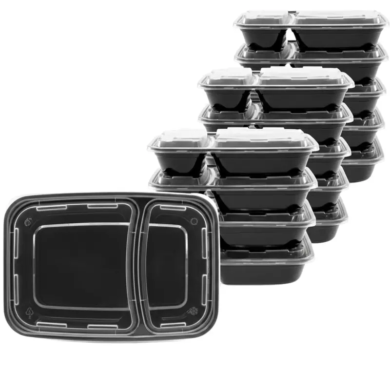 Stackable Snap-Seal Food Storage Containers – Ideal for Portion Control and Weekly Prep 2