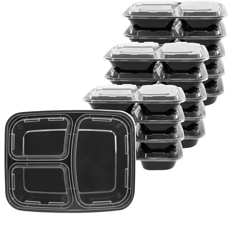 Stackable Snap-Seal Food Storage Containers – Ideal for Portion Control and Weekly Prep