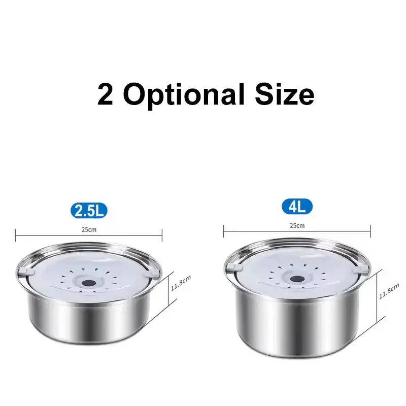 Stainless Steel No-Spill Travel Dog Bowl – Float-Activated Design for Cars & On-the-Go Use 2
