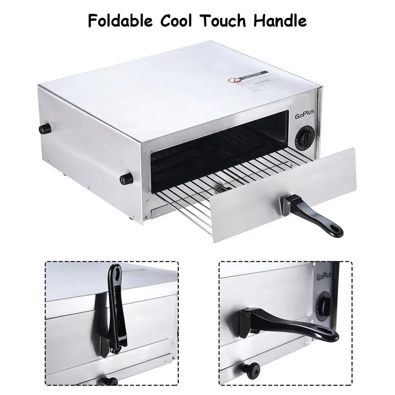 Stainless Steel Pizza Oven – Commercial-Grade Countertop Baker for Restaurants and Kitchens