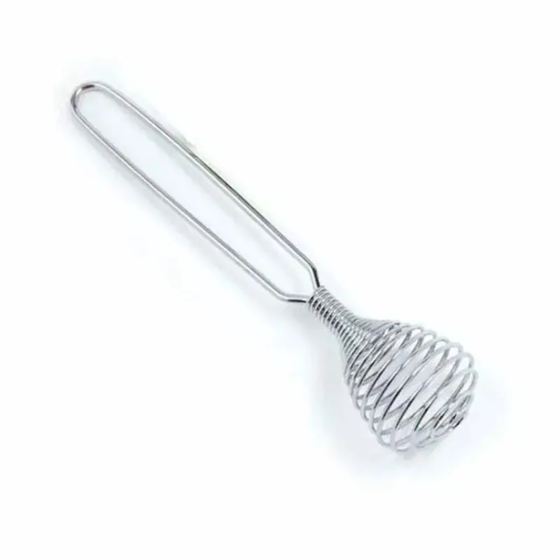 Stainless Steel Spring Whisk – Coil-Style Hand Mixer for Whipping Cream, Beating Eggs & Preparing Gravies