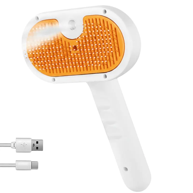 Steam & Mist Pet Grooming Brush for Dogs & Cats – Self-Cleaning Design 2