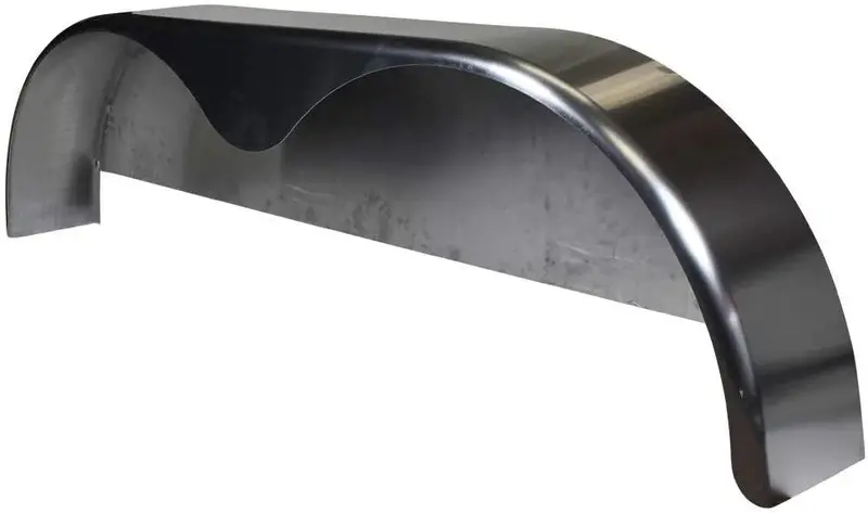 Steel Tandem-Axle Trailer Fender Set – 72" x 10.75", Welded Back Plate (2-Pack)