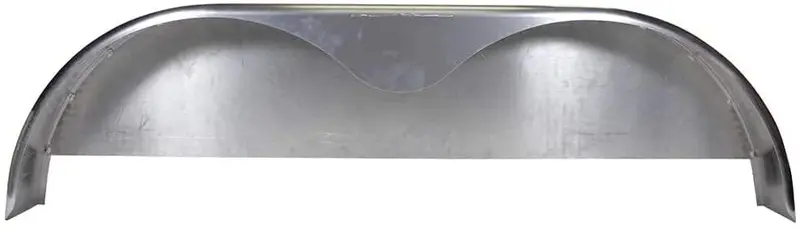 Steel Tandem-Axle Trailer Fender Set – 72" x 10.75", Welded Back Plate (2-Pack)